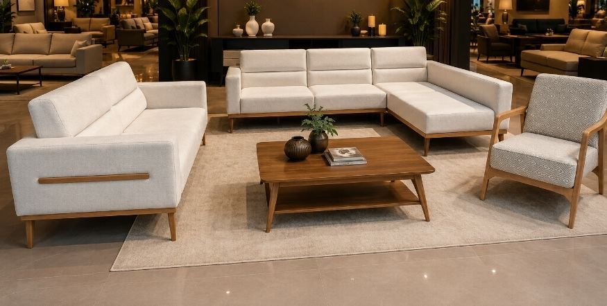 مبل ده نفره مدل الینا چوب راش